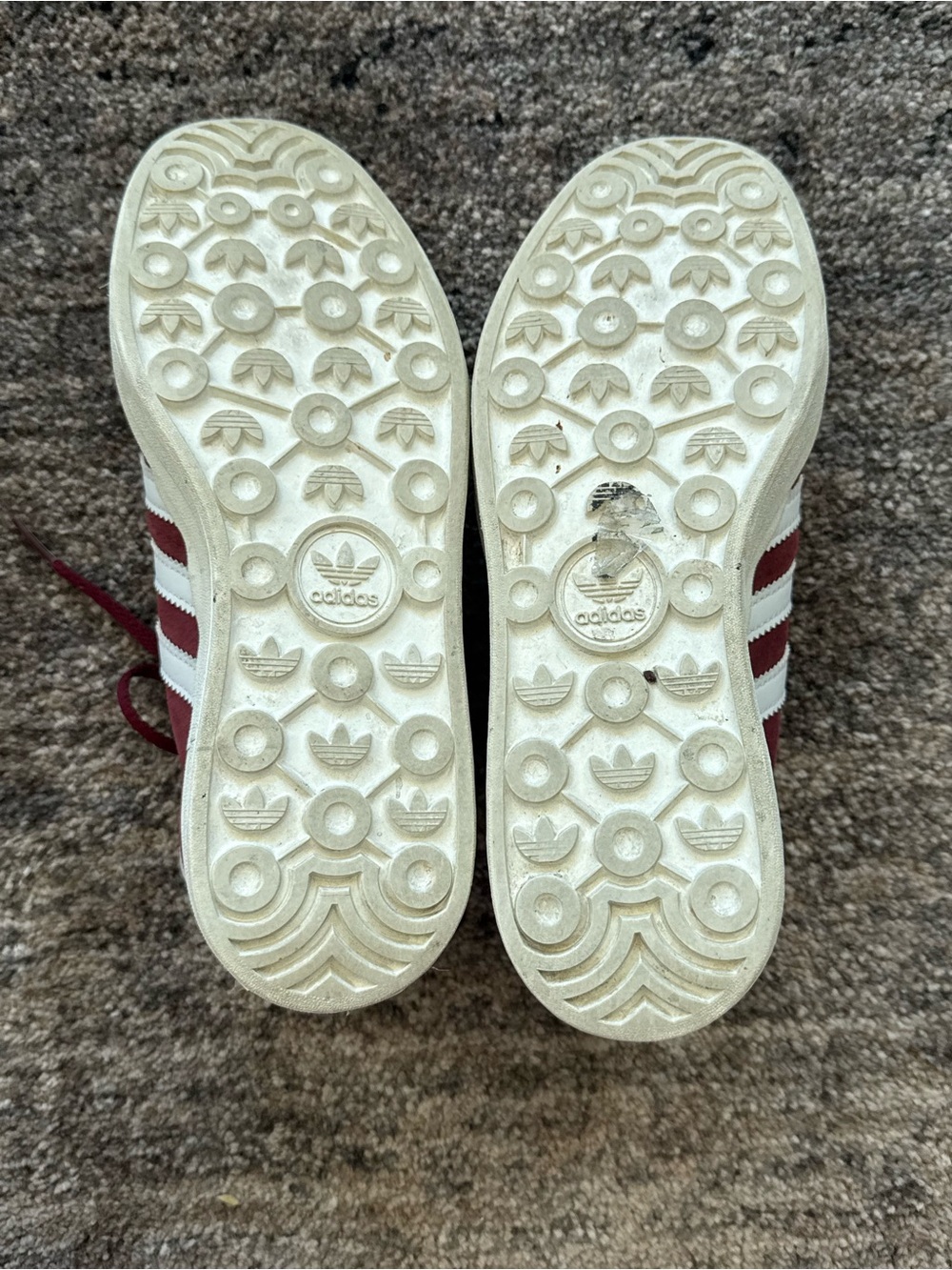 adidas Originals Gazelle Bold trainers in shadow red and cloud white - Picture 11 of 12
